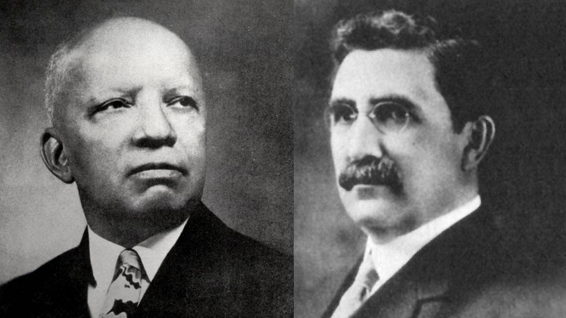 Jesse E. Moorland and the historian Carter G. Woodson